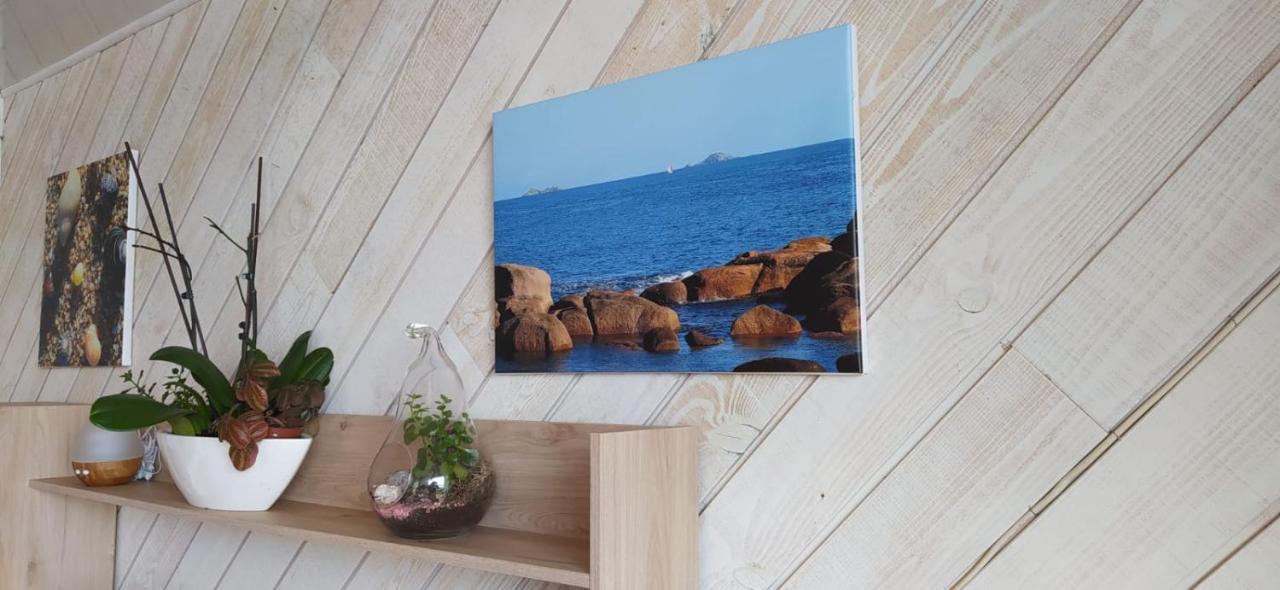 Appartement Vue Mer, Rdc, Plage De Trestrignel Perros-Guirec Bagian luar foto